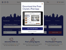 Tablet Screenshot of citylets.co.uk